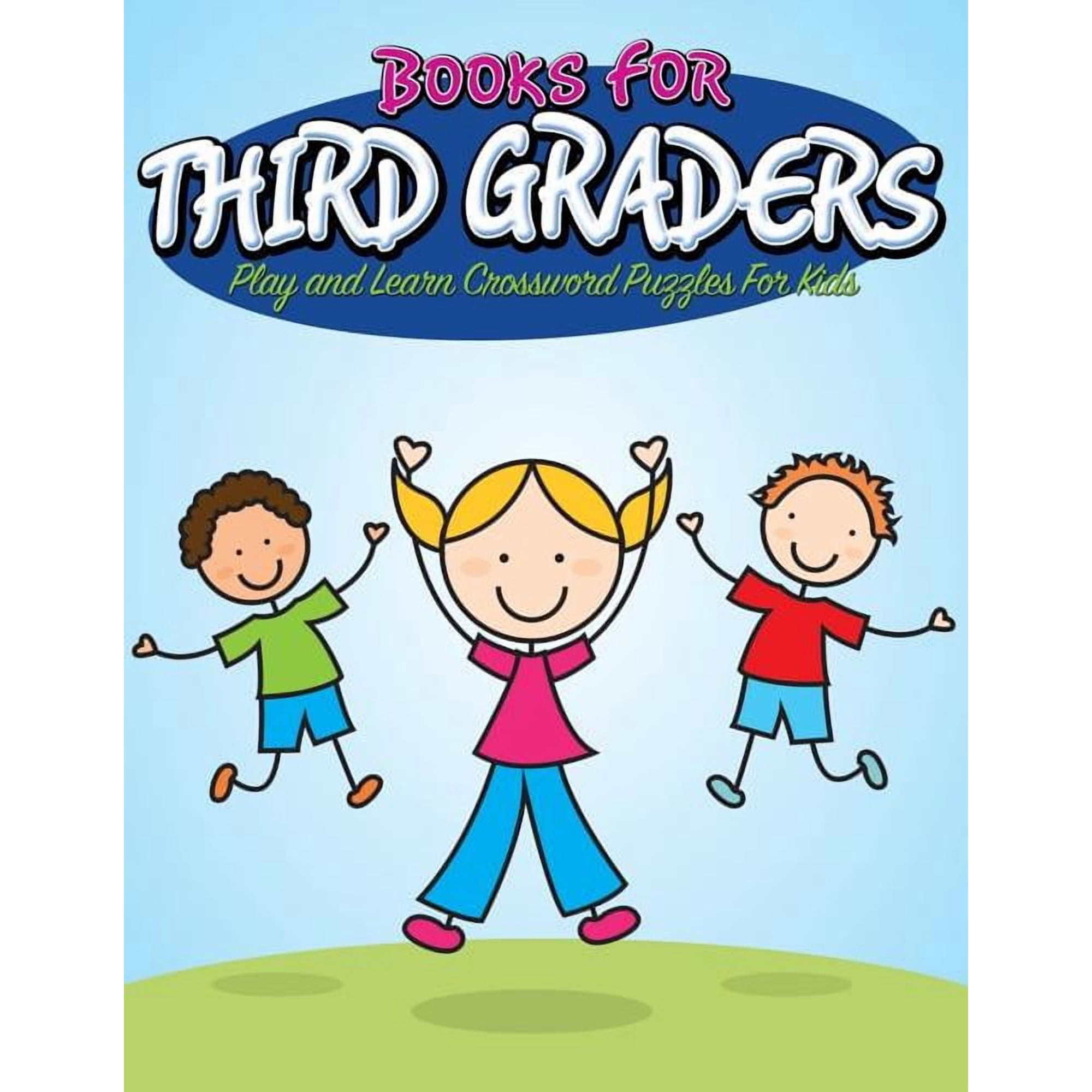 Books For Third Graders: Play and Learn Crossword Puzzles For Kids (Paperback)