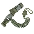thumbnail image 4 of Keychain Spring Coil Rope Retractable Key Ring Lanyard Climbing Safety Quickly Release Outdoor Camp Picnic Hunting Fishing Holder Women Green, 4 of 8