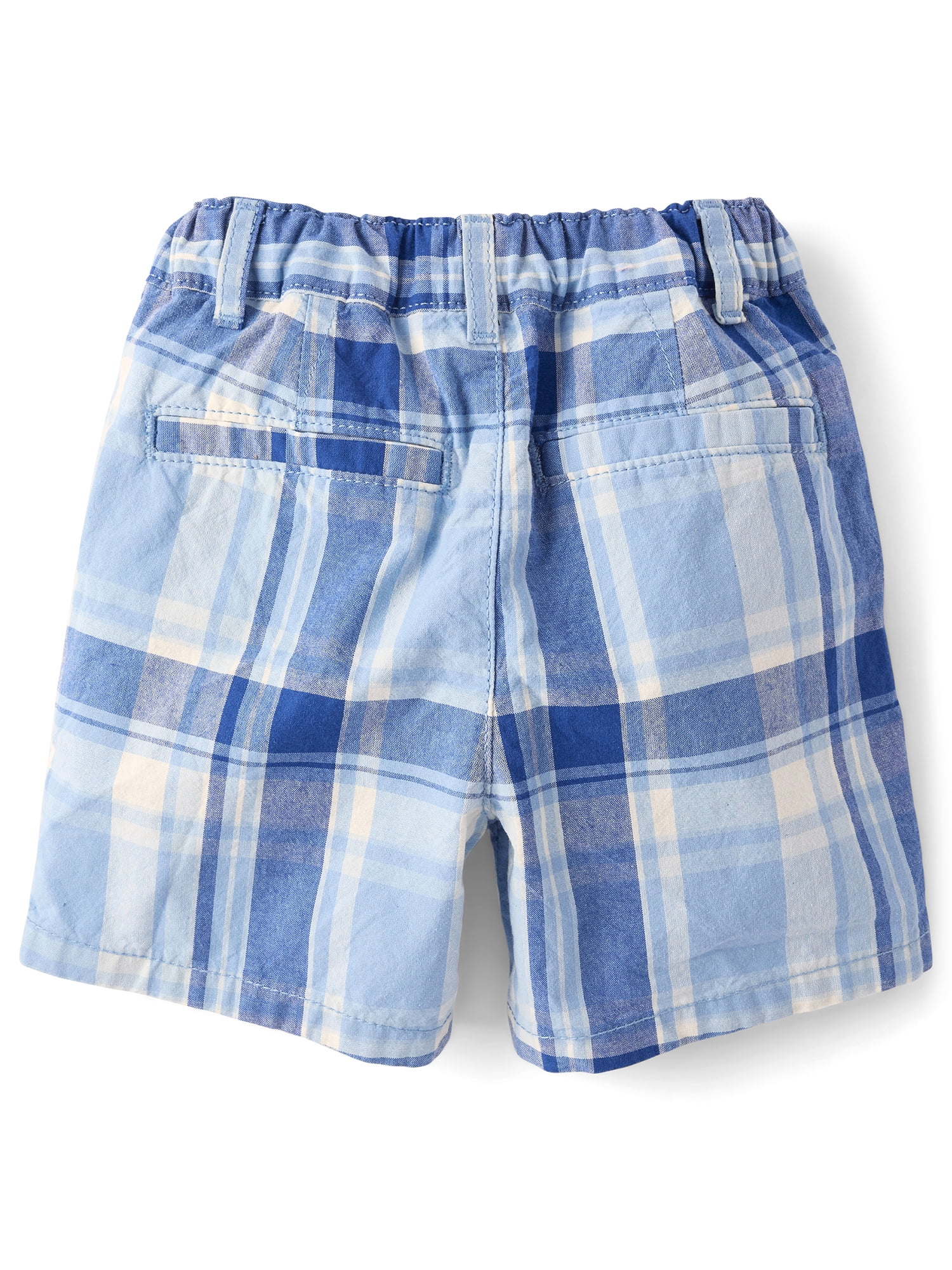 The Children's Place Baby & Toddler Boys Pull On Plaid Chino Shorts, Sizes 6M-5T