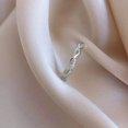 thumbnail image 3 of LOVEVER Rings for Women，Sterling Silver Sterling Silver Rings，Sterling Silver Stack Twisted Silver Rings, 3 of 9