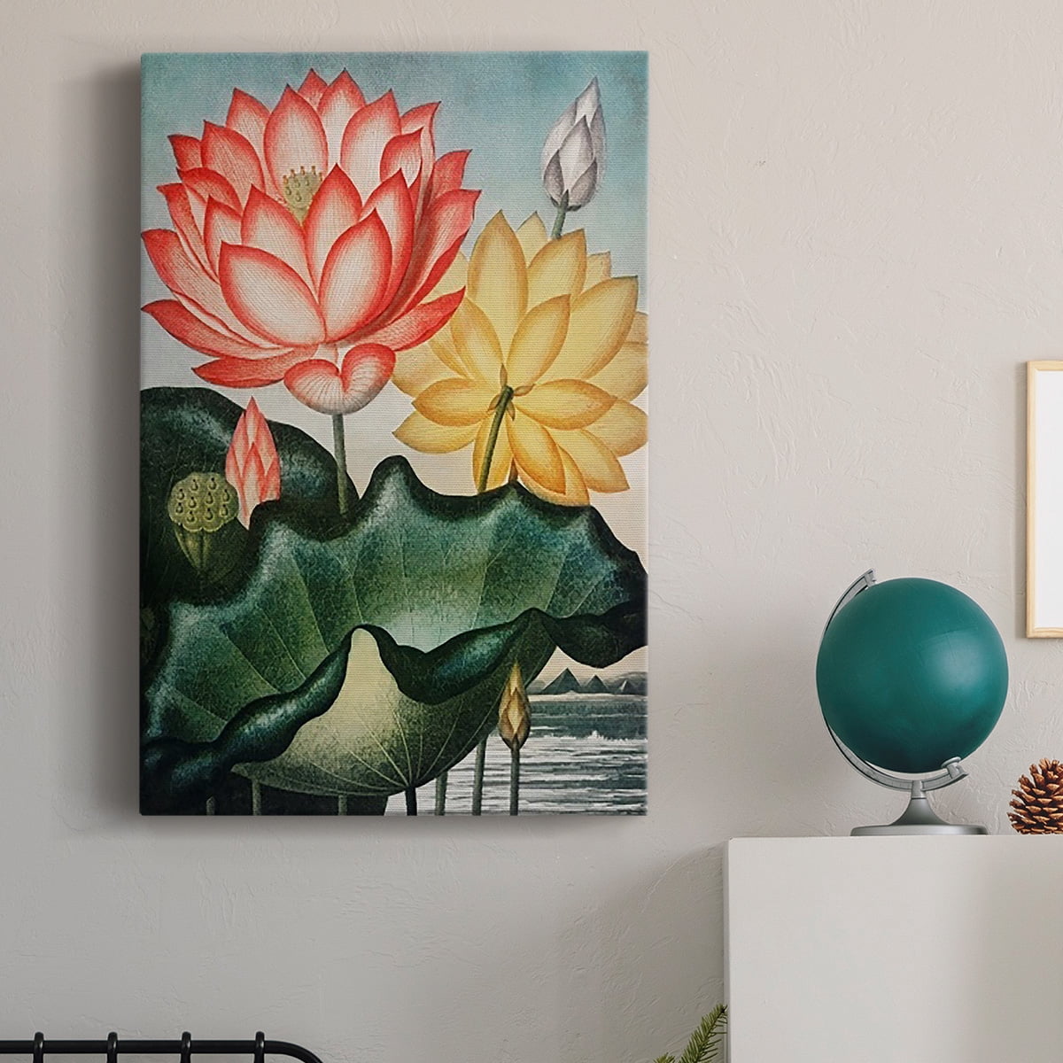 Temple of Flora V Premium Gallery Wrapped Canvas - Ready to Hang