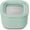 Mist, variant on Caraway Mini Square Food Storage Container - 1.75 Cup Glass Storage Container for Food - Ceramic-Coated Glass - Air Release Technology - Compact & Stackable Design - Navy