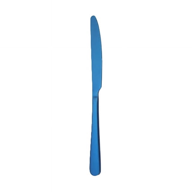 Xiao Hua 4 cuchillos de acero inoxidable para mesa, para casa, restaurante, hotel, color azul
