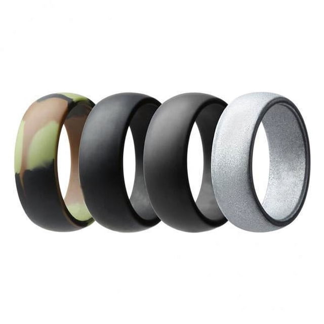 3x 4 Uds Ejercicios de Goma Alianza de Boda de Silicona de Moda para Deportes Gimnasio Tamaño EE. UU. 10 3 piezas