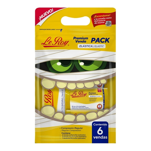 Pack de Vendas Le Roy 6 Piezas