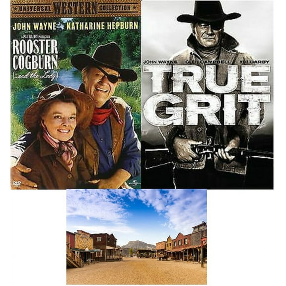 True Grit & Rooster Coburn (2 DVD SET, WS) John Wayne NEW With Bonus Art Card