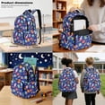 thumbnail image 3 of DISNIMO Backpack for Teen Boys, Planet Star Print 17 Inch Bookbag Lunch Bag Pencil Case 3 in 1 School Backpack Set, Kindergarten Elementary Middle Backpack Boys Back to School Supplies, 3 of 7