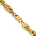 thumbnail image 7 of Auriga Fine Jewelry 14K Yellow Gold 5.4 mm Semi Solid Rope Chain Necklace for Men 26", 7 of 7