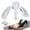 Grey, variant on Black Adjustable Inner Thigh Exerciser Leg Exercise Machine For Home Gym Use