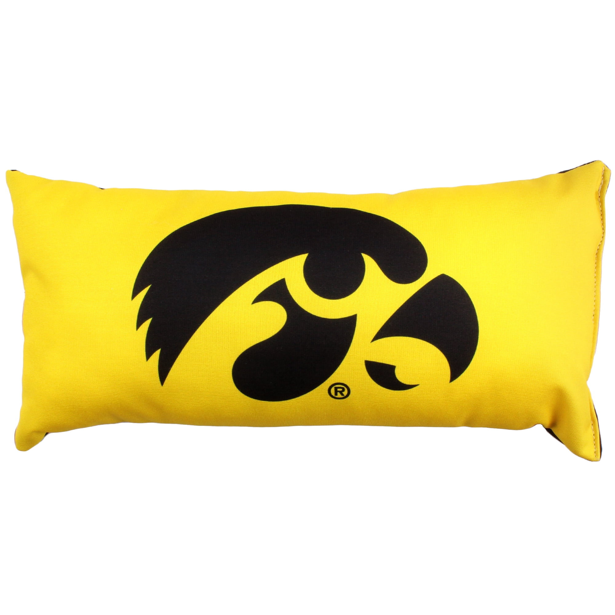 College Covers 16" x 6" Iowa Hawkeyes Polyester Bolster Pillow