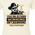 thumbnail image 3 of Yellowstone  - Your Either Winning Or Learning - Juniors Fitted Graphic T-Shirt, 3 of 6