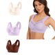 thumbnail image 1 of Puntoco Sujetadores cómodos para mujer Ropa interior de encaje sin tirantes para mujer con colección de lados finos y sujetador diario de 3 piezas, 1 of 2
