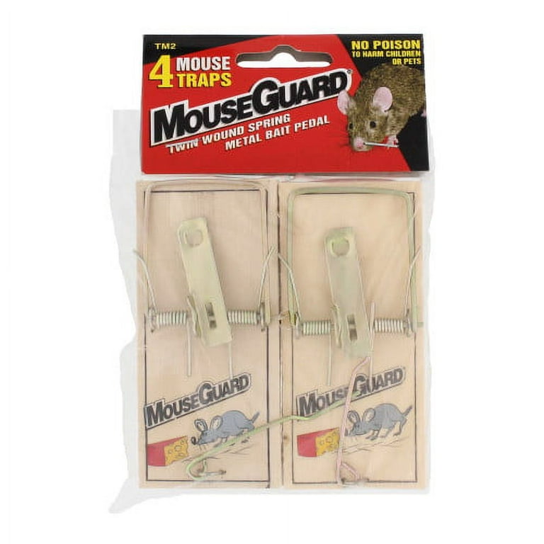PestGuard MouseGuard Twin Wound Spring Metal Bait Pedal Mouse