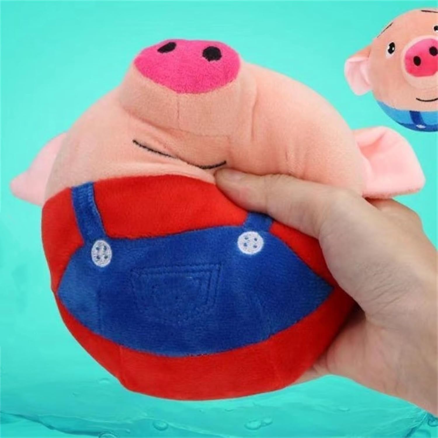 The Dog Charmer - Dog Charmer Interactive Piggy Toy, Bouncing Piggy Dog Toy, Active Moving Pet Plush Toy, Shake Bounce Boredom Talking Toys, Rechargeable Pet Bouncing Balls Toy