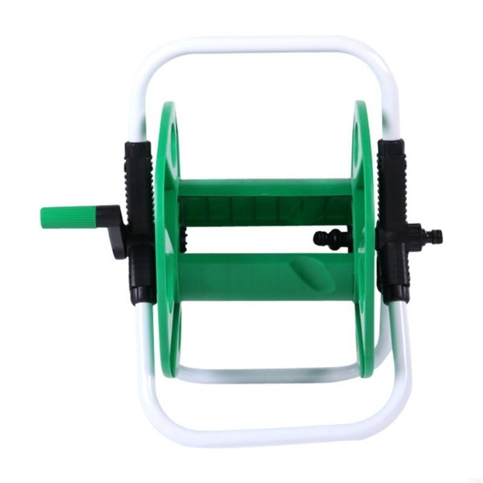 CHUNYAN Portable Garden 25M Water Hoses Reel Cart Storage Rack Holder Winding Waterpipe Bracket Shaking Tool Car Washing