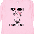 thumbnail image 4 of Inktastic Mimi Loves Me Grandchild Girls Girls Long Sleeve Toddler T-Shirt, 4 of 5