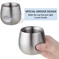 thumbnail image 3 of Stainless Steel Espresso Cups 6Pcs, 150Ml Double Wall Insulated Unbreakable Small Cup for Outdoor Picnics Party,6 x Espresso Cups,Silver, 3 of 7
