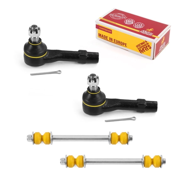 Metrix Premium Chassis Parts - 4 PC Outer Tie Rod End & Front Sway Bar Stabilizer End Link Kit Fits 04-05 Mercury Mountaineer, 01-05 Ford Explorer Sport Trac, ES3667, K700542, K7275