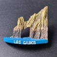 thumbnail image 2 of Imán para nevera Cabos Arch 3D de resina para recuerdo de México, 6,5 x 5,2 cm, 2 of 3