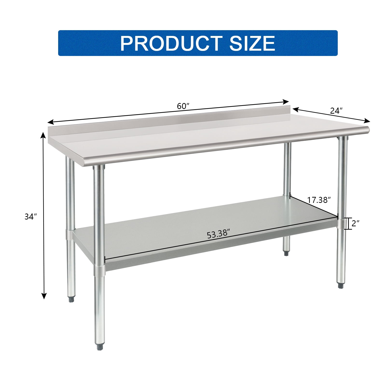 HARDURA Stainless Steel Table With Wheels 24 X 48 Philippines