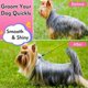 thumbnail image 5 of Cepillo de aseo de mascotas para perros y gatos-Peine de rastrillo de doble cara para quitar y quitar la ropa interior, rastrillo profesional para quitar esteras y enredos, Re Feliz Sencillez, 5 of 5