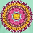thumbnail image 3 of CafePress - Mandala Cats T Shirt - Men's Classic Graphic Cotton T-Shirt, 3 of 4