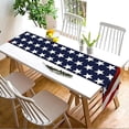 thumbnail image 4 of 4th of July Decorations - Patriotic USA Stars Table Runner for Home | Memorial Day Decorations - 250th Anniversary Fourth of July Accessories Decor Party Supplies Indoor, 4 of 7