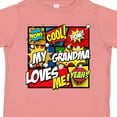thumbnail image 4 of Inktastic My Grandma Loves Me Superhero Boys or Girls Toddler T-Shirt, 4 of 5