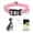 Pink, variant on Smart QR Code Dog Collar-Nylon & Velvet Pet Collar with Unique ID Registration, Adjustable Plastic Buckle for Small Dogs (Red, S)