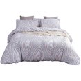 thumbnail image 1 of Juego de edredón con estampado bohemio, juego de cama ligero y suave de 3 piezas con almohada, ropa de cama bohemia, textiles para el hogar, 1 of 5