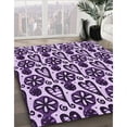thumbnail image 2 of Ahgly Company Indoor Rectangle Patterned Mauve Purple Area Rugs, 2' x 5', 2 of 6