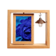 thumbnail image 1 of Dark Blue Roses Flores Marco giratorio de madera 4x6, 1 of 3