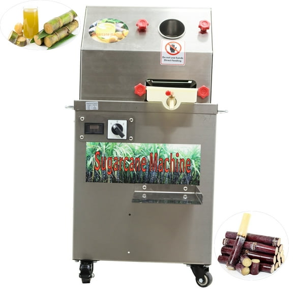 Sugarcane Juicer Machine Small Multifunctional Electric Stainless Steel Commercial 110V