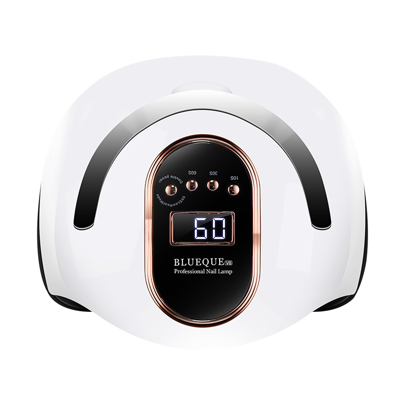 UV LED Nail Lamp 168W Faster Gel Nail Dryer Curing Lamp Automatic Sensor Gel Polish Machine with 4 Timer Setting