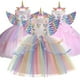 thumbnail image 2 of Vestido de unicornio para niña, vestido de baile bordado, vestidos de cumpleaños de princesa para niña, disfraces de fiesta, ropa para niños, nuevo Fivean unisex, 2 of 2
