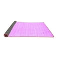 thumbnail image 2 of Ahgly Company Indoor Rectangle Solid Purple Modern Area Rugs, 2' x 4', 2 of 4