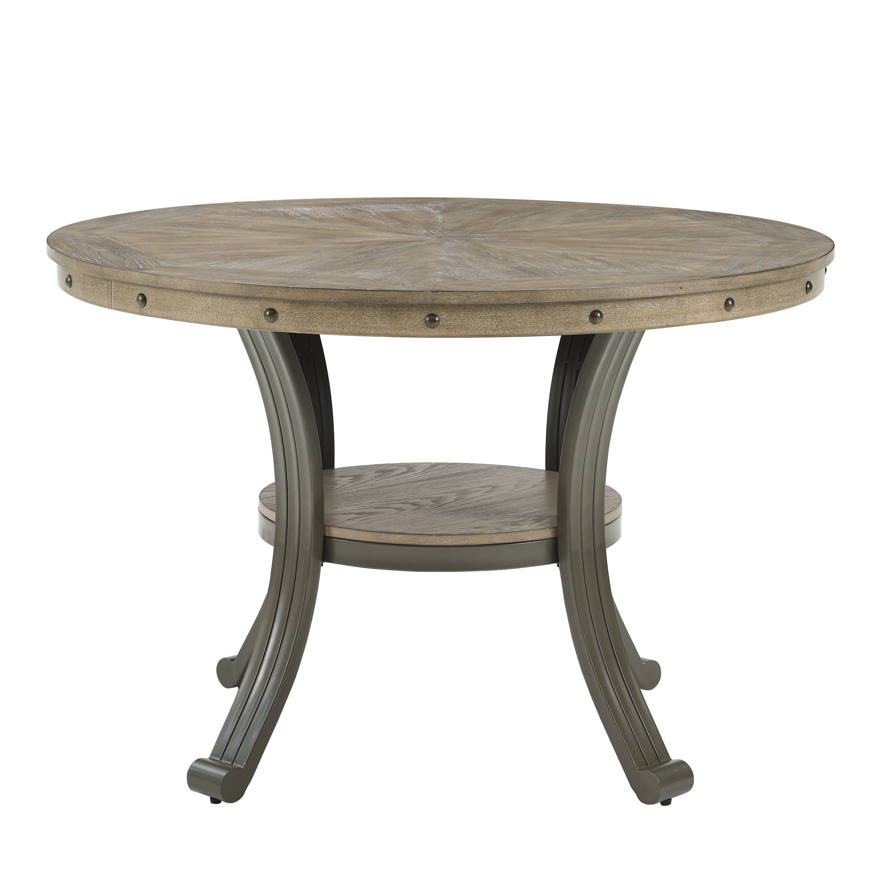 Powell Franklin 5-Piece Dining Set, Pewter