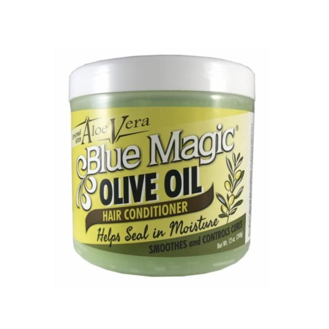 Blue Magic Olive Oil Hair Conditioner Enriched With Aloe Vera, 12 Oz.