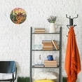 thumbnail image 4 of 10 Inch Cactus Desert Clock Silent Round Wall Clock Non Ticking Battery Device Clocks Creative Decoration Wall Clock for Living Room Bedroom Office Kitchen, 4 of 6