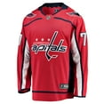 thumbnail image 2 of Men's Fanatics Charlie Lindgren Red Washington Capitals Home Breakaway Player Jersey, 2 of 3
