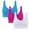 3PCS-04, variant on 3 Pack Sports Bras for Women Medium Support Wirefree Padded Workout Yoga Gym Fitness Bra Multipacks (XL, 3PCS-11)