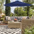 thumbnail image 4 of Songmics 7 Foot Outdoor Patio Umbrella, Blue, 4 of 7