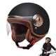 thumbnail image 1 of Helmet for Adults Open Half Helmet for Men, Bicycle Helmets for Mountain Terrain Road Racing E Scooter Moped Road Cycling Black, 1 of 5