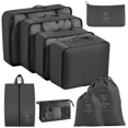thumbnail image 1 of Organizador de maletas de viaje, bolsa de almacenamiento, electrónica Digital, artículos de tocador cosméticos, bolsa de equipaje, solución de gestión de guardarropa, 1 of 5