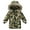 Camouflage green, variant on GYRATEDREAM Toddler Kids Boys Long Down Coats Thick Puffer Winter Jacket Hooded Warm Snow Jackets 2-9T