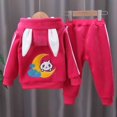 thumbnail image 1 of Conjunto de ropa para niñas recién nacidas de otoño e invierno, además de terciopelo grueso con capucha, ropa para niños pequeños, traje cálido para niños, Navidad 0-5Y24M Gao Jinjia LED, 1 of 2