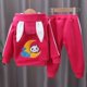 thumbnail image 1 of Conjunto de ropa de otoño e invierno para niñas recién nacidas, además de terciopelo grueso con capucha para niños pequeños, ropa para niños pequeños, traje cálido para niños, Navidad 0-5Y6M Gao Jinjia LED, 1 of 2