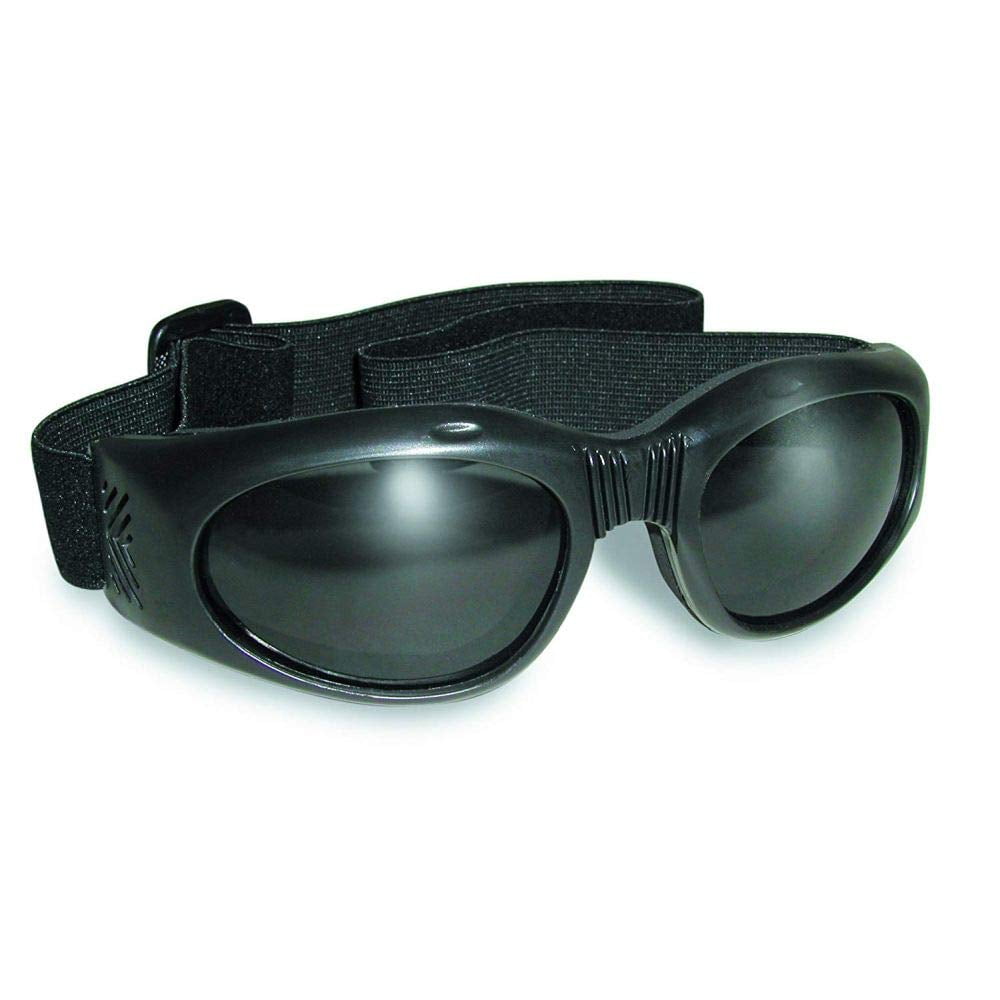 Air Jacket Smoked Motorcycle Goggles Padded for Dust Storm