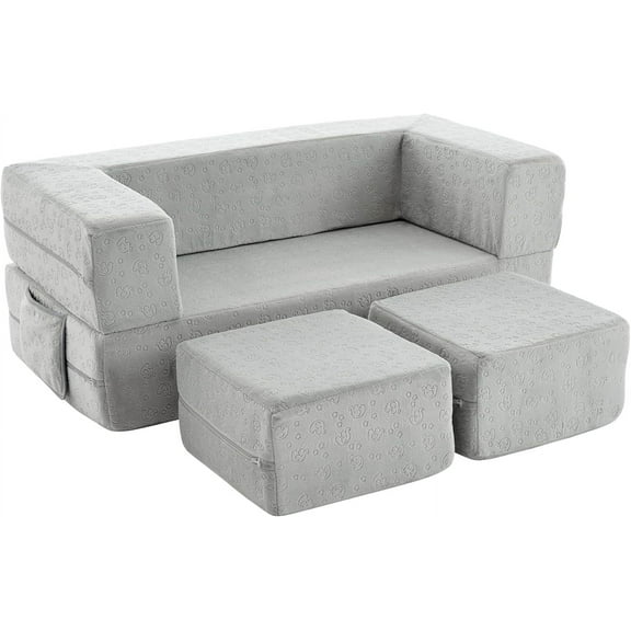 Ulax furniture Kids Couch Modular Loveseat Children Furniture for Playroom