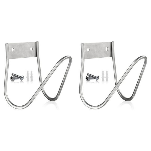 2X Garden Hose Hanger,Heavy Duty Hanger Wall Mount for Water Hose, Extension Cords, Air Compressor